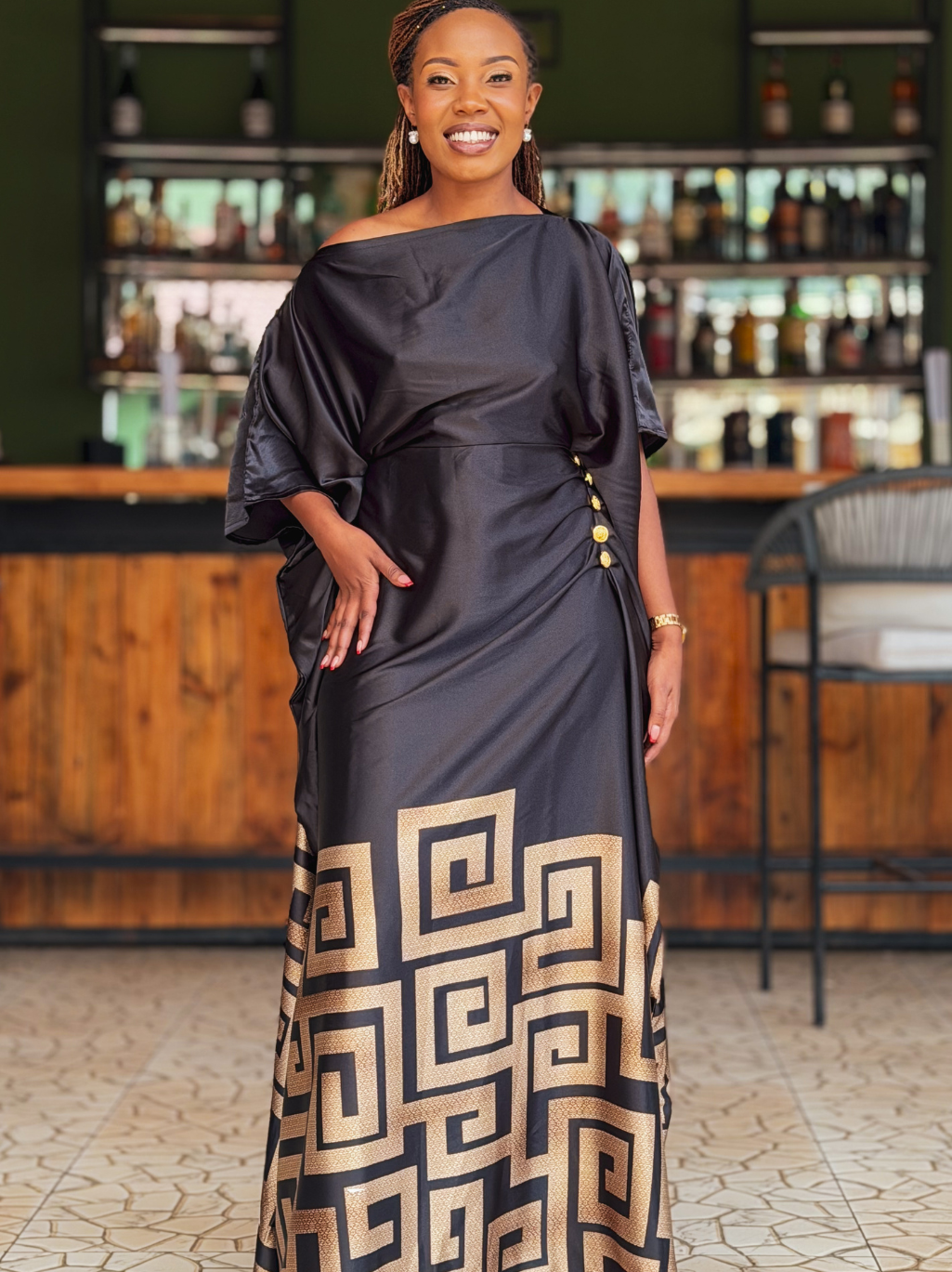 Zahra Buttoned Kaftan