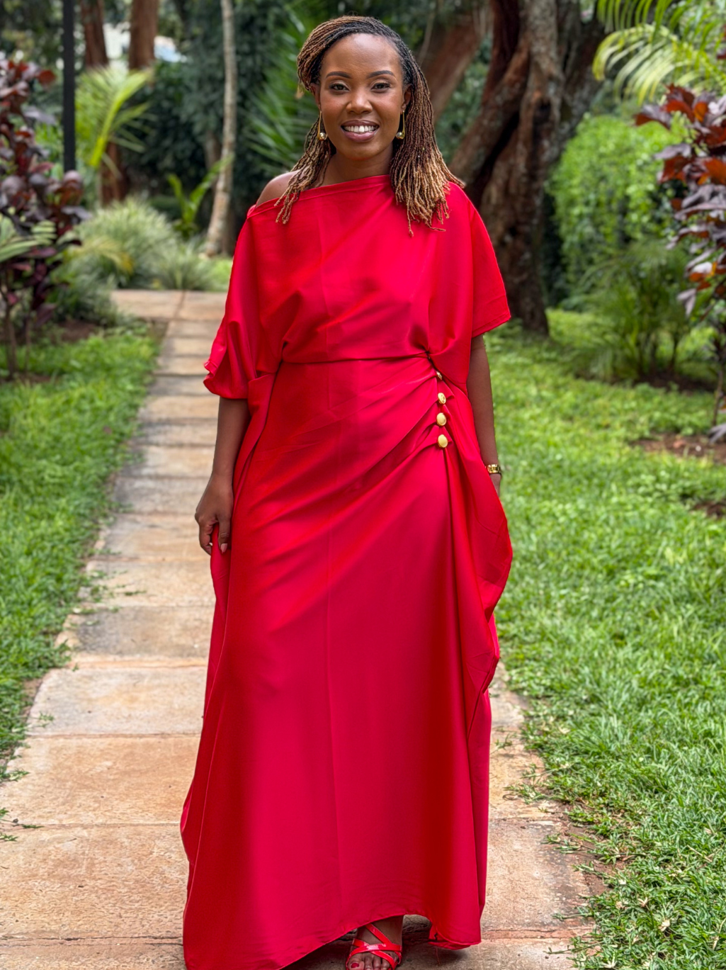 Zahra Buttoned Kaftan