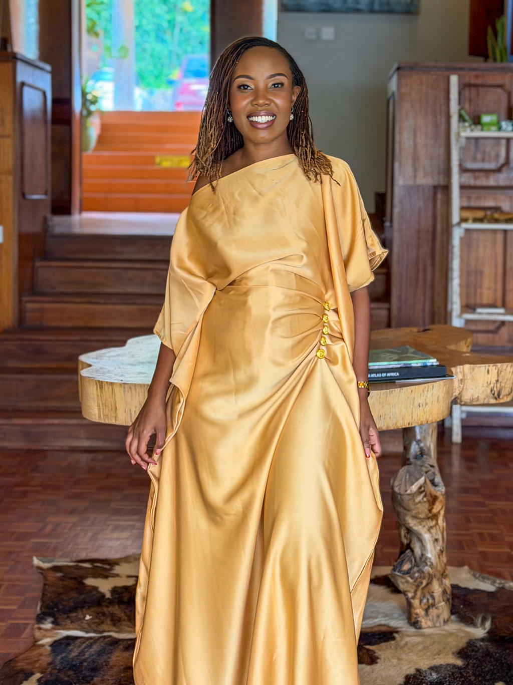 Zahra Buttoned Kaftan